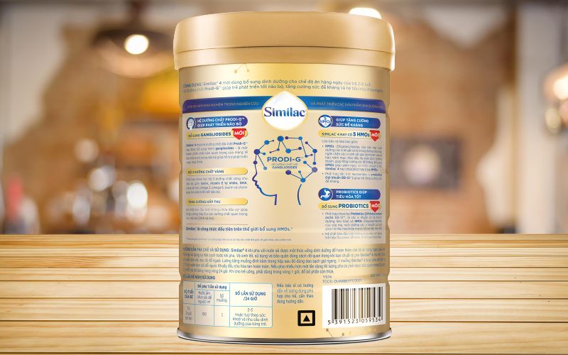 Similac 4 5G mang nhiều thành phần dưỡng chất khác nhau