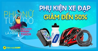 Free Women  - Tặng phụ kiện xe đạp mình thích giảm giá đến 50%
