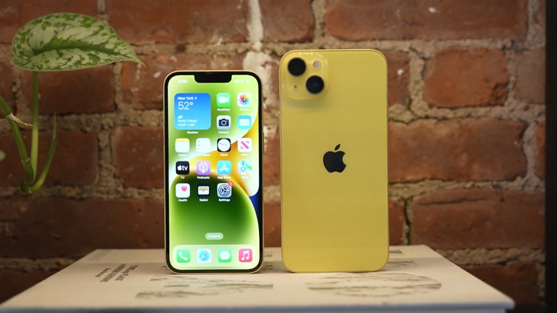 iPhone 14 và iPhone 14 Plus phiên bản màu vàng