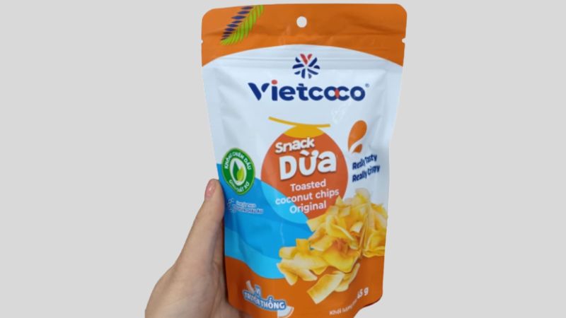 Lưu ý khi dùng snack dừa Vietcoco