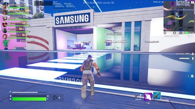 Samsung bắt tay với tựa game Fornite