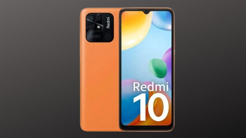Redmi 10 xuất hiện màu cam mới có chất liệu da