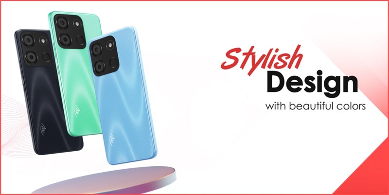 Itel A60 có ba phiên bản màu sắc