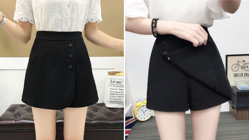 Chân Váy Xẻ Tà Buộc Dây Nữ- Dáng Xòe Dài, Chân Váy Midi Đen Xẻ Vạt Thắt Nơ  Dáng Ulzzang | Shopee Việt Nam