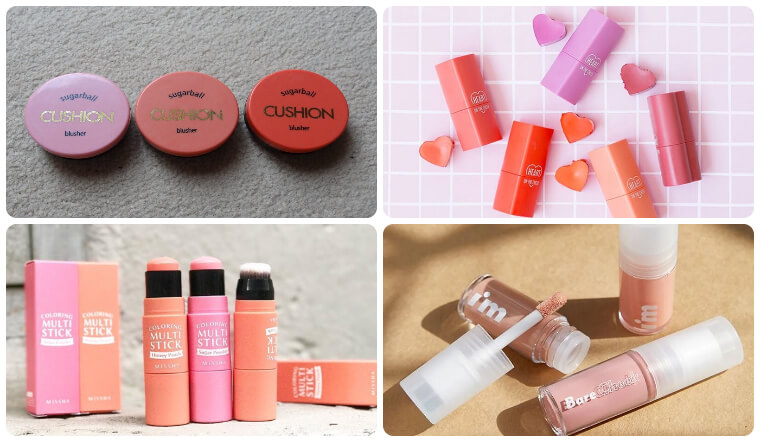 10 sản phẩm má hồng dạng kem Hàn Quốc giá rẻ nhưng chất lượng vượt trội