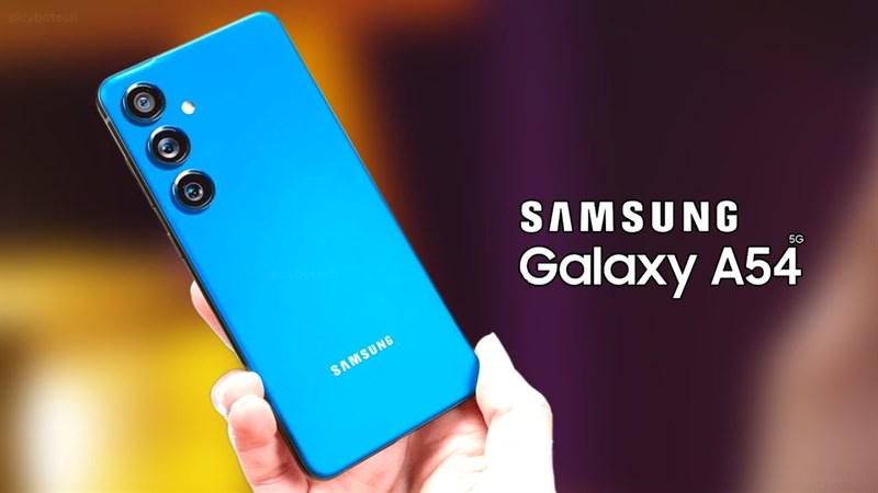 Samsung Galaxy A54 vừa lộ diện trên trang web chính chủ Samsung? (Ảnh: YouTube Cybo Tech)