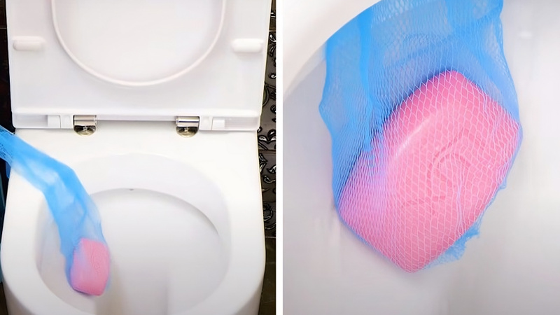 Use soap to clean the toilet