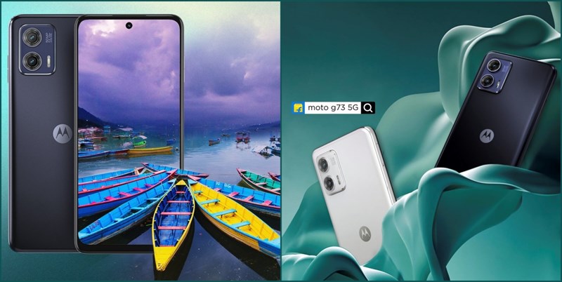 Cảm biến vân tay trên Moto G73 5G được nhúng vào phím nguồn ở khung cạnh bên Cảm biến vân tay trên Moto G73 5G được nhúng vào phím nguồn ở khung cạnh bên
