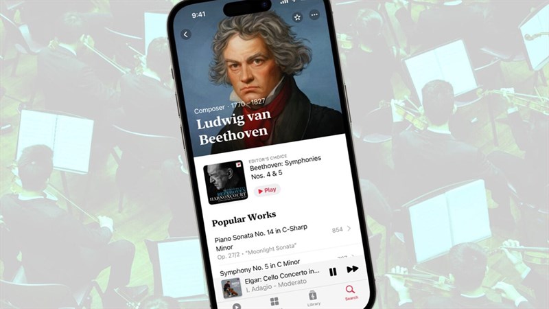 Apple Music Classical đã cho phép đặt trước