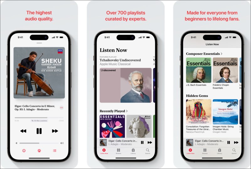 Apple Music Classical đã cho phép đặt trước