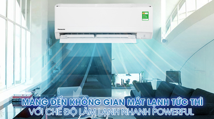 Chế độ Powerful trên máy lạnh Panasonic