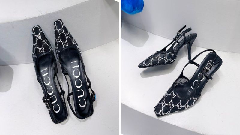 Giày cao gót Gucci Slingback