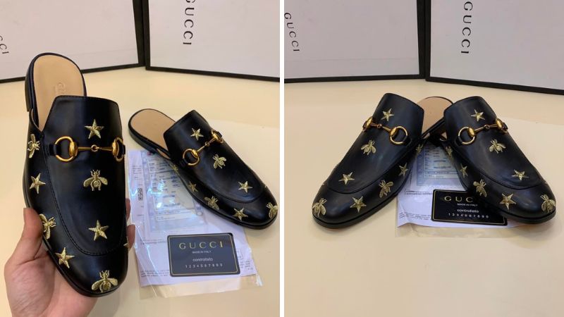 Giày sục Gucci ong