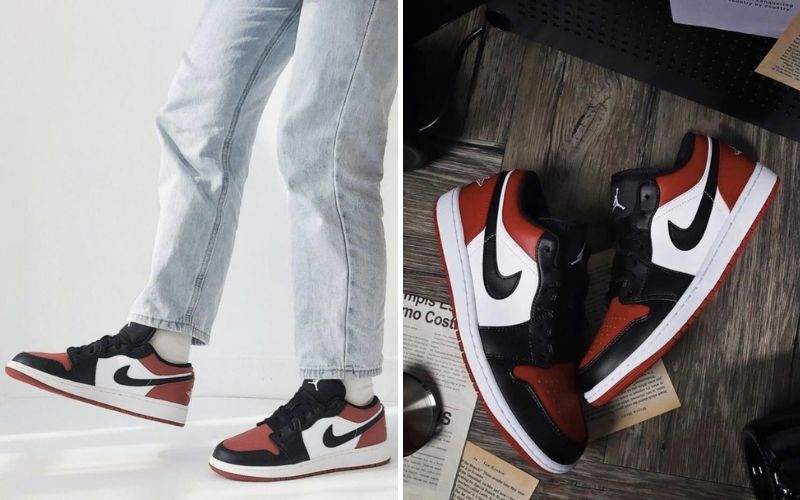 Nike Air Jordan 1 Low ‘Bred Toe’