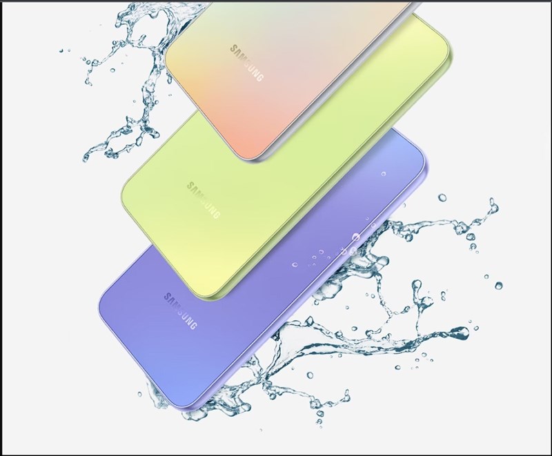 3 tuỳ chọn màu sắc của Galaxy A54 được hé lộ trên website chính thức