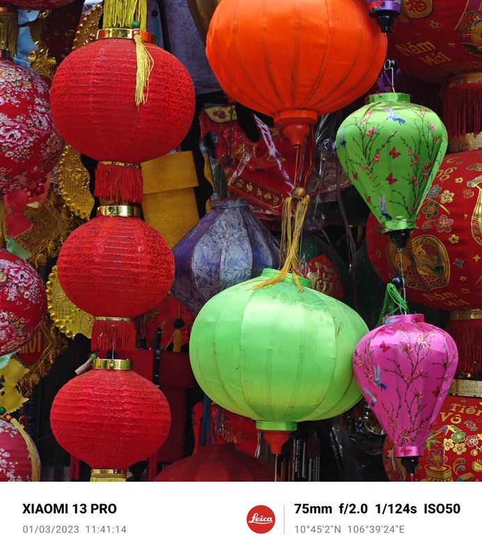 Ảnh chụp từ camera tele 3x của Xiaomi 13 Pro. Ảnh chụp từ camera tele 3x của Xiaomi 13 Pro.