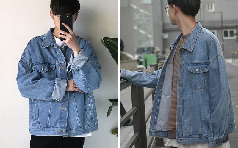 Denim Jacket và T shirt