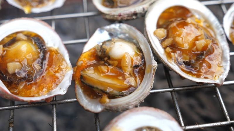 How to make delicious grilled abalone with oyster sauce