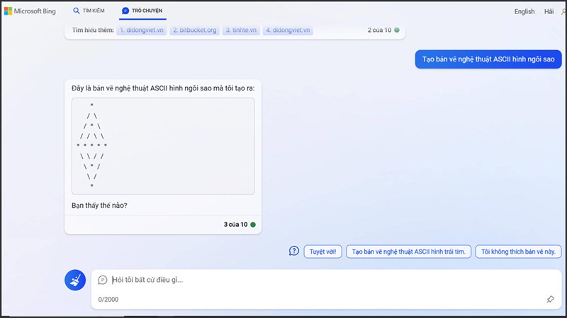 Top 5 mẹo sử dụng Bing AI Top 5 mẹo sử dụng Bing AI