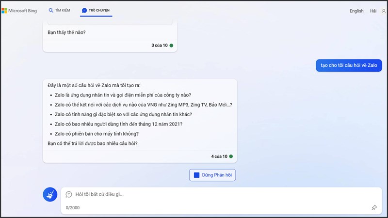Top 5 mẹo sử dụng Bing AI Top 5 mẹo sử dụng Bing AI