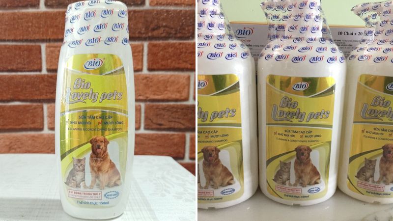 Sữa Tắm Cao Cấp Dưỡng Da Cho Chó Mèo – Bio Lovely Pets