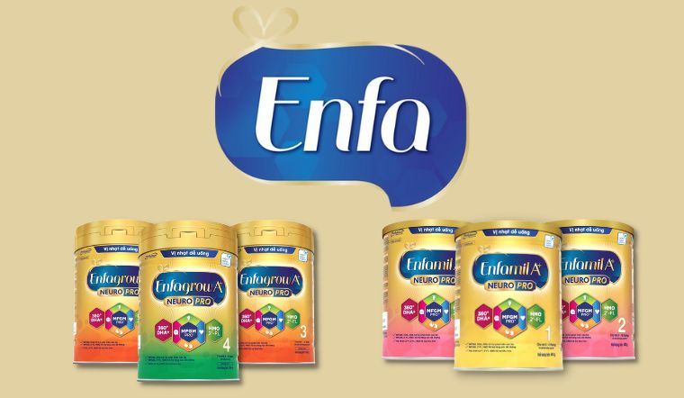 Tổng hợp các dòng sữa Enfa cho bé được ưa chuộng trên thị trường hiện nay