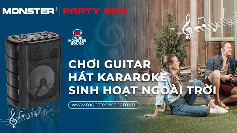 Monster Partybox - Loa bluetooth để quẩy tiệc