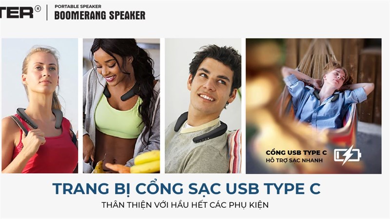 Loa Monster Boomerang Petite - Loa bluetooth kháng nước