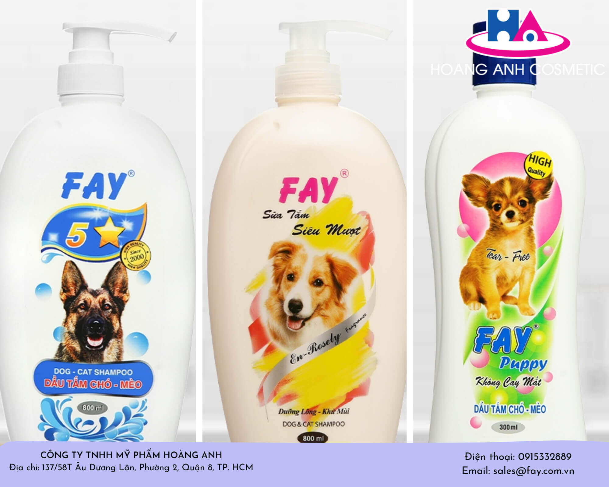 Top 4 Fay dog and cat shower gel is super smooth, does not irritate the skin