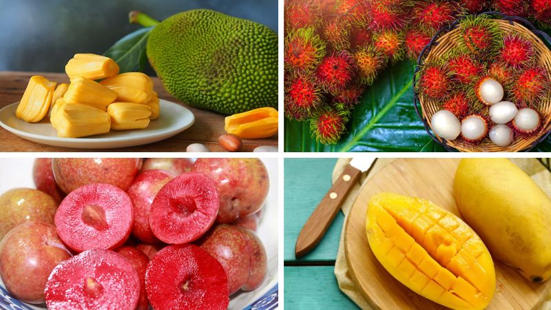 Some fruits have a hot nature like rambutan, mango, jackfruit, plum, ...