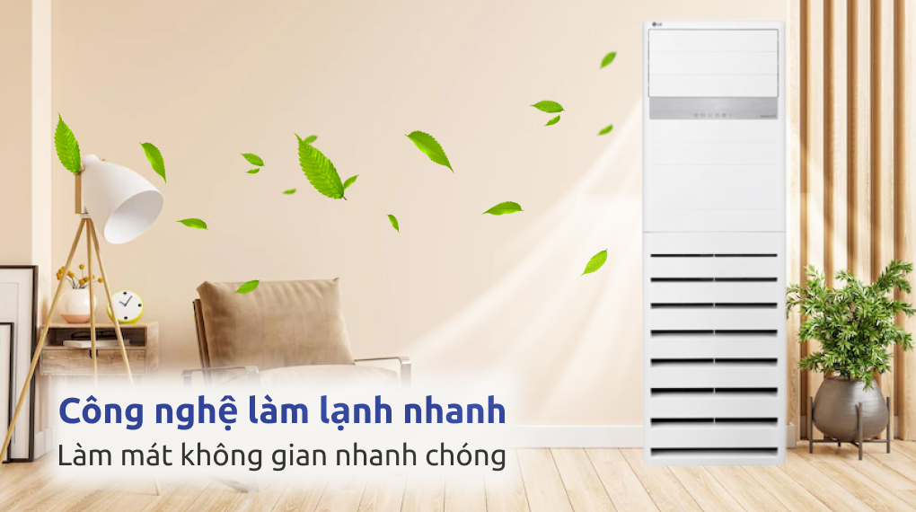 Tốc độ làm lạnh nhanh không gian