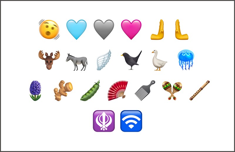 Các emoji mới của iOS 16.4