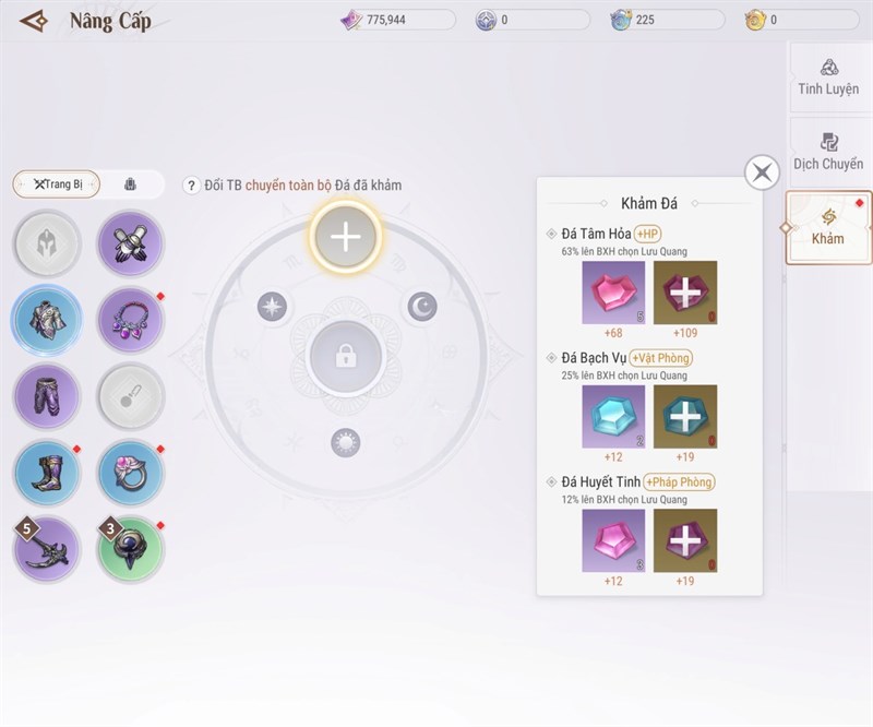 Cách chơi hệ phái Lưu Quang trong game Thiên Dụ