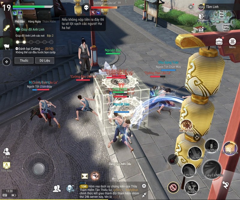 Cách chơi hệ phái Lưu Quang trong game Thiên Dụ