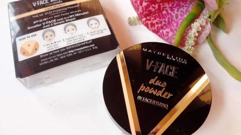 Mẫu hộp phấn tạo khối V-Face Duo Powder