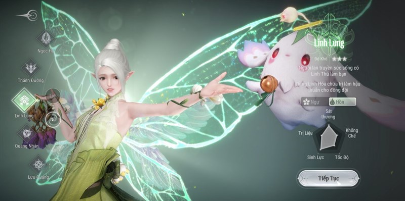 cách chơi hệ phái Linh Lung trong game Thiên Dụ