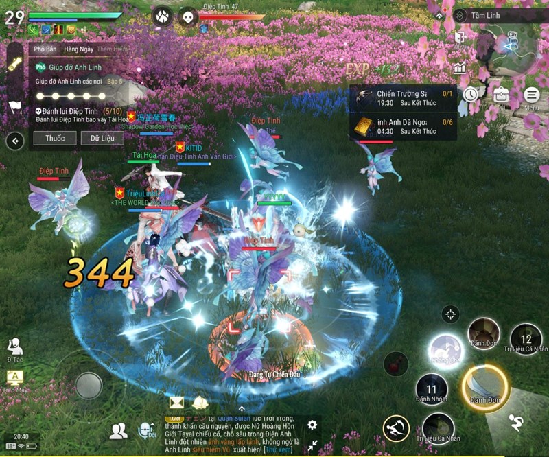 cách chơi hệ phái Linh Lung trong game Thiên Dụ