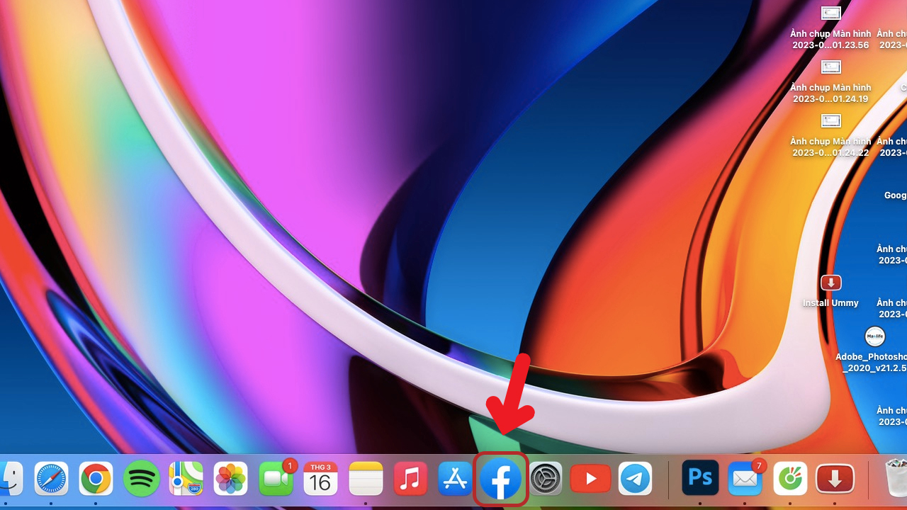 Cách tải Facebook trên MacBook