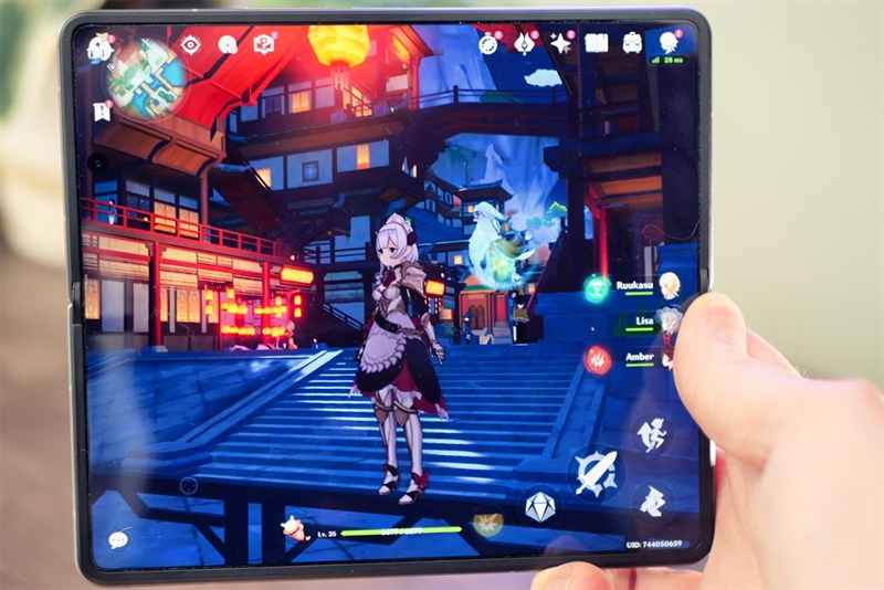 Tecno Phantom V Fold có thể hoạt động mượt mà với tựa game Genshin Impact ở chất lượng hình ảnh cao Tecno Phantom V Fold có thể hoạt động mượt mà với tựa game Genshin Impact ở chất lượng hình ảnh cao