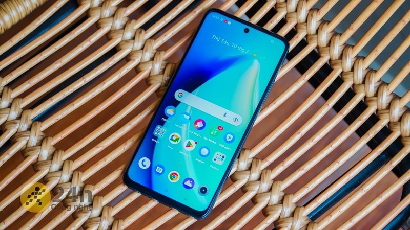 Với realme C55 thì bạn được sở hữu màn hình có tần số quét 90 Hz với giá chưa tới 5 triệu đồng