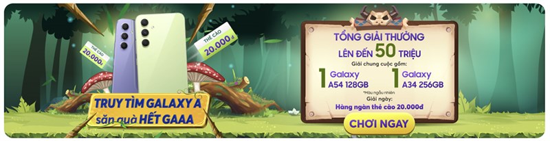 Chơi game cực dễ, cơ hội nhận Galaxy Galaxy A34 5G | Galaxy A54 5G Chơi game cực dễ, cơ hội nhận Galaxy Galaxy A34 5G | Galaxy A54 5G