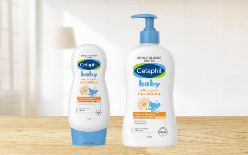 Sữa tắm gội Cetaphil Baby with Calendula