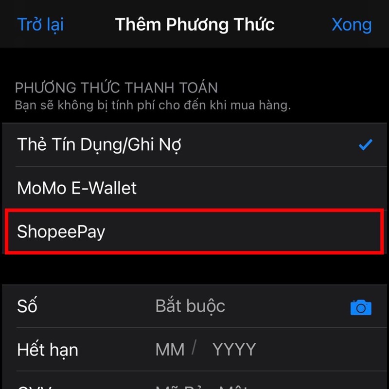 Việc tích hợp ví ShopeePay sẽ giúp người dùng thanh toán dễ dàng mà không cần thẻ tín dụng, thẻ ghi nợ quốc tế