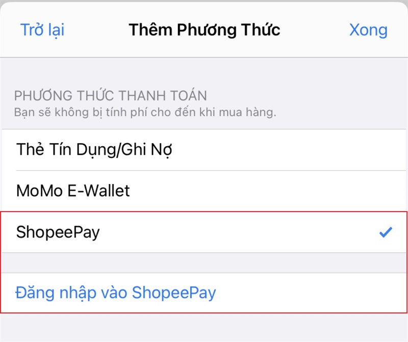 Việc tích hợp ví ShopeePay sẽ giúp người dùng thanh toán dễ dàng mà không cần thẻ tín dụng, thẻ ghi nợ quốc tế