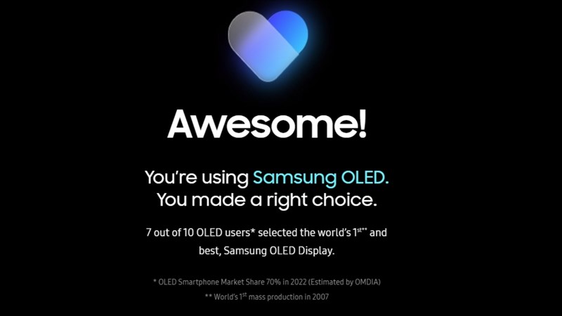 Có thể xem thêm các công nghệ nổi bật trên màn hình OLED đến từ Samsung - Ảnh Samsung