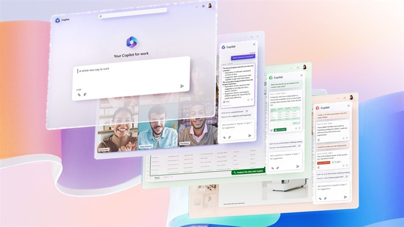 Microsoft giới thiệu trợ lý công việc Copilot mới