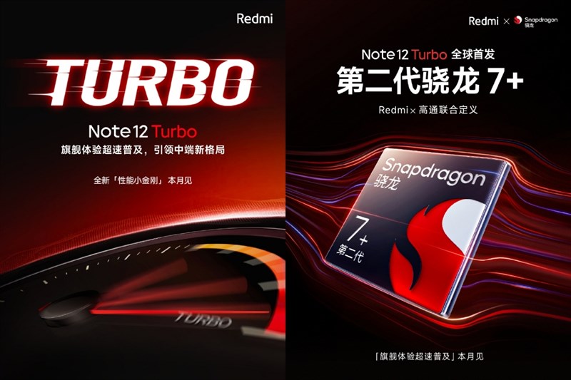 Redmi Note 12 Turbo được hãng xác nhận dùng chip Snapdragon 7+ Gen 2 Redmi Note 12 Turbo được hãng xác nhận dùng chip Snapdragon 7+ Gen 2