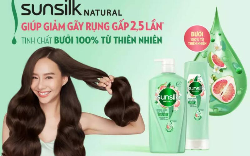 Cách sử dụng và bảo quản dầu gội Sunsilk với 100% tinh chất bưởi mới