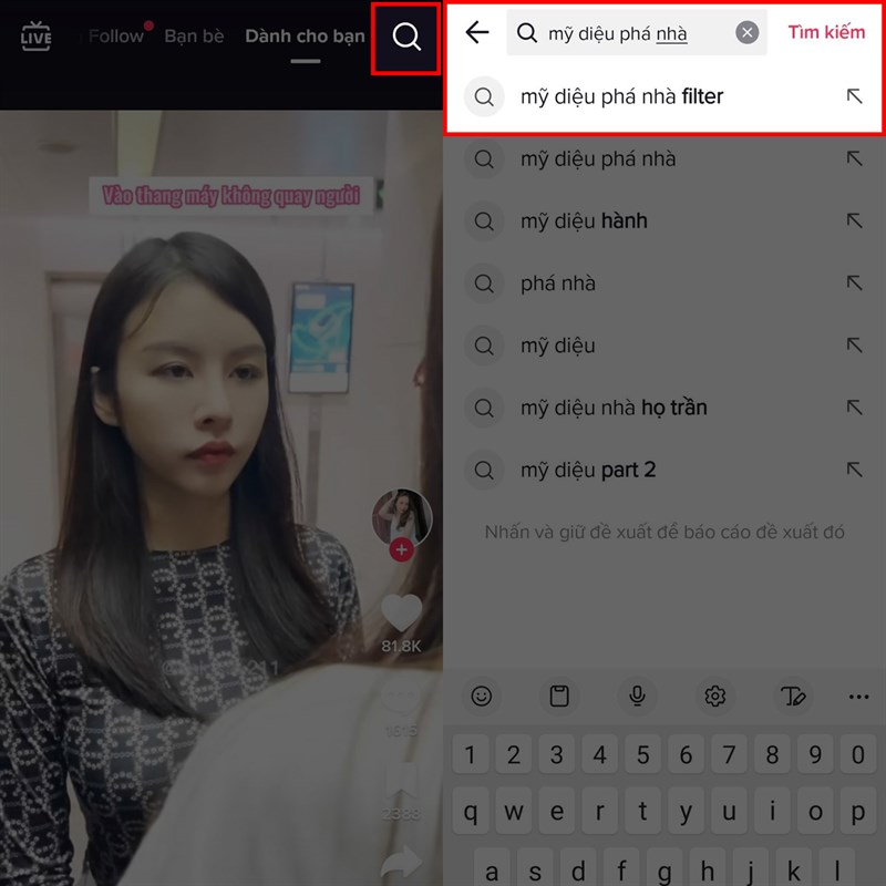 Hướng dẫn cách dùng filter Mỹ Diệu ngồi sập nhà