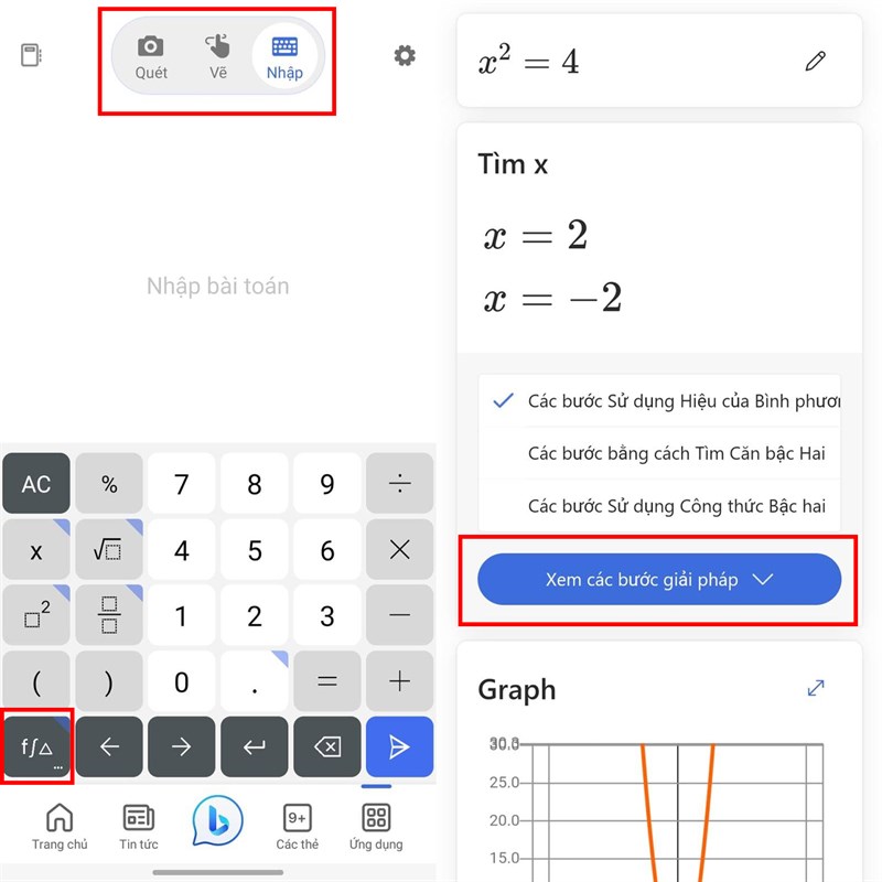 Hướng dẫn giải toán với Bing AI